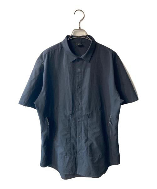 axesquin（アクシーズクイン）AXESQUIN (アクシーズクイン) S/S Ventilation Shirt ブラック サイズ:XLの古着・服飾アイテム