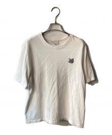 maison kitsune（メゾンキツネ）の古着「BOLD FOX HEAD PATCH COMFORT TEE SHIRT」｜ホワイト