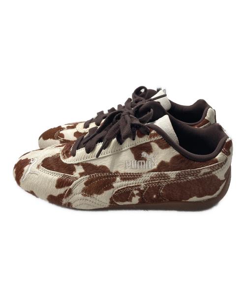 PUMA（プーマ）PUMA (プーマ) SPEEDCAT COW WNS CHOCOLATE BROWN-GUM ブラウン サイズ:23.5cmの古着・服飾アイテム