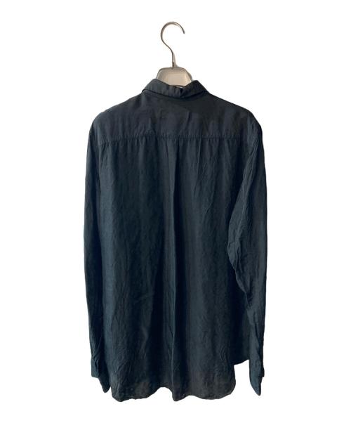 BLACK COMME des GARCONS（ブラックコムデギャルソン）BLACK COMME des GARCONS (ブラックコムデギャルソン) 総柄シャツ ブラック サイズ:Lの古着・服飾アイテム