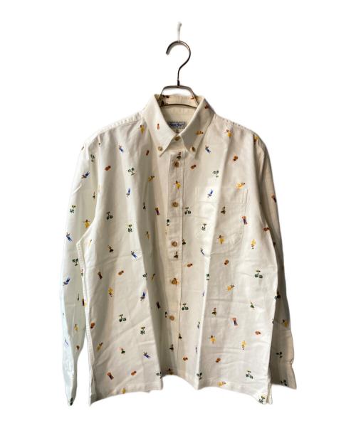 Sun Surf（サンサーフ）Sun Surf (サンサーフ) 総柄シャツ ホワイト サイズ:Sの古着・服飾アイテム