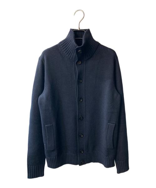 Zanone（ザノーネ）Zanone (ザノーネ) CHIOTO スタンドカラーニットカーディガン ネイビー サイズ:48の古着・服飾アイテム