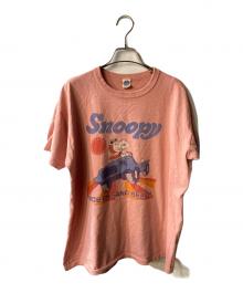 TOYS MCCOY×PEANUTS（トイズマッコイ×ピーナッツ）の古着「プリントTシャツ」｜ピンク
