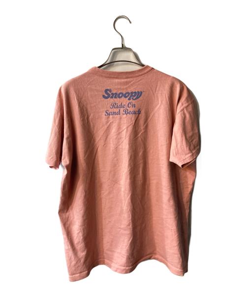 TOYS MCCOY（トイズマッコイ）TOYS McCOY (トイズマッコイ) PEANUTS (ピーナッツ) プリントTシャツ ピンク サイズ:XLの古着・服飾アイテム