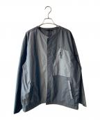 DESCENTE ALLTERRAINデザイント オルテライン）の古着「STEEP POCKET CARDIGAN」｜グレー