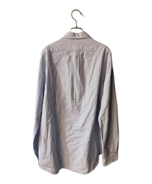 RALPH LAUREN（ラルフローレン）RALPH LAUREN (ラルフローレン) classic fit ストライプシャツ ブルー サイズ:XLの古着・服飾アイテム