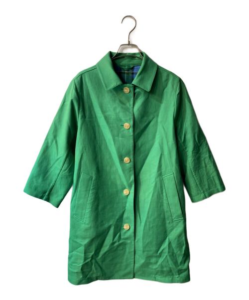 MACKINTOSH（マッキントッシュ）MACKINTOSH (マッキントッシュ) 撥水コットンステンカラーコート グリーン サイズ:40の古着・服飾アイテム