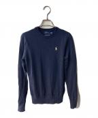 POLO RALPH LAURENポロ・ラルフローレン）の古着「ロゴニット」｜ネイビー