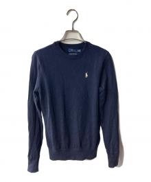POLO RALPH LAUREN（ポロ・ラルフローレン）の古着「ロゴニット」｜ネイビー