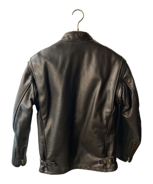 Schott（ショット）Schott (ショット) ライナー付きシングルライダースジャケット ブラウン サイズ:38の古着・服飾アイテム