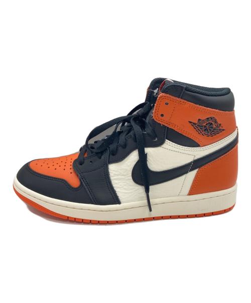 NIKE（ナイキ）NIKE (ナイキ) AIR JORDAN 1 オレンジ サイズ:27㎝ 未使用品の古着・服飾アイテム