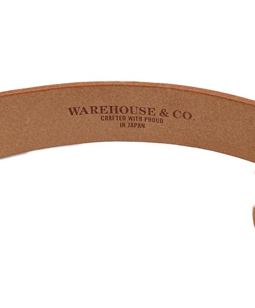 WAREHOUSE（ウエアハウス）WAREHOUSE (ウエアハウス) レザーベルト ブラウンの古着・服飾アイテム