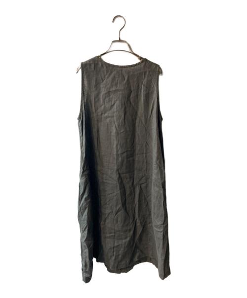 nest Robe（ネストローブ）nest Robe (ネストローブ) ノースリーブワンピース グレー サイズ:ｻｲｽﾞ表記無の古着・服飾アイテム