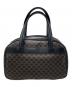 CELINE（セリーヌ）の古着「マカダム柄ミニボストンバッグ」｜ブラウン×ブラック