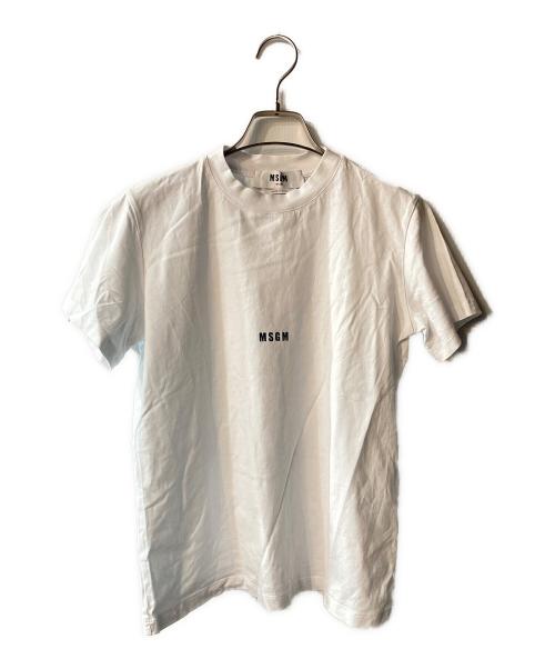 MSGM（エムエスジーエム）MSGM (エムエスジーエム) Tシャツ ホワイト サイズ:XSの古着・服飾アイテム