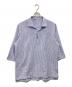 The DUFFER of ST.GEORGE（ザ ダファーオブセントジョージ）の古着「LINEN BLEND 3Q SKIPPER SHIRT」｜ブルー