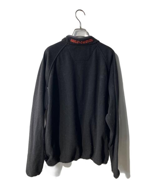 HARLEY-DAVIDSON（ハーレーダビッドソン）HARLEY-DAVIDSON (ハーレーダビッドソン) フリース ブラック サイズ:XLの古着・服飾アイテム