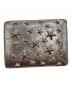 JIMMY CHOO (ジミーチュウ) 星型スタッズ3つ折り財布 ゴールド：7000円
