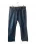 MOMOTARO JEANS（桃太郎ジーンズ）の古着「出陣レーベル デニムパンツ」｜インディゴ