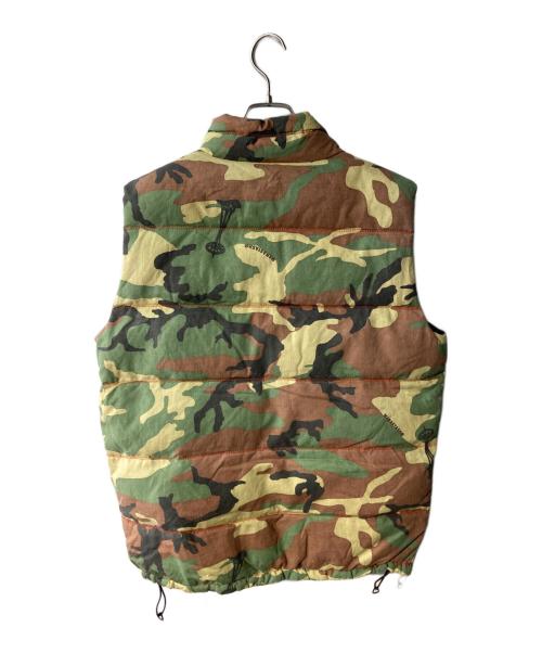 Manastash（マナスタッシュ）Manastash (マナスタッシュ) リバーシブルダウンベスト グリーン サイズ:FREEの古着・服飾アイテム