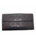 GUCCI (グッチ) ハートプレートロングウォレット ブラウン：14000円