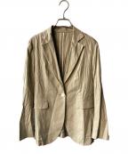 自由区ジユウク）の古着「MANTECO リネンテーラードジャケット」｜ベージュ