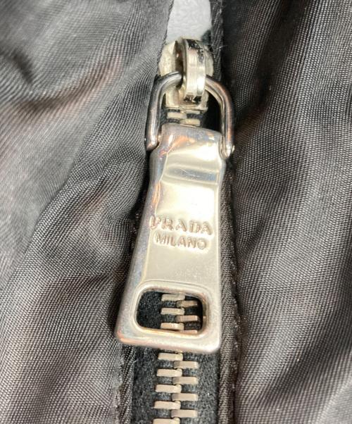 PRADA（プラダ）PRADA (プラダ) ナイロンキルティングショルダーバッグ ブラックの古着・服飾アイテム