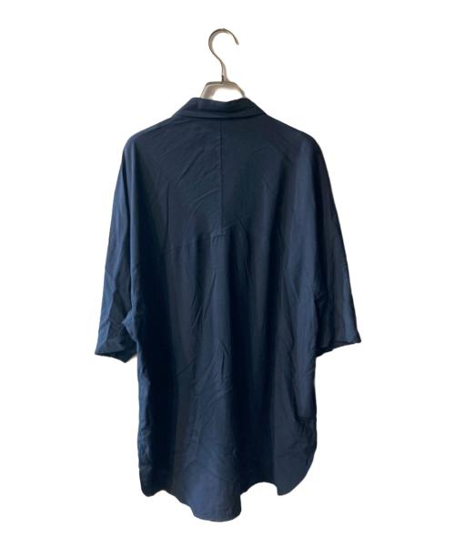 THE NORTH FACE（ザ ノース フェイス）THE NORTH FACE (ザ ノース フェイス) ショートスリーブアローラインシャツ ネイビー サイズ:Lの古着・服飾アイテム