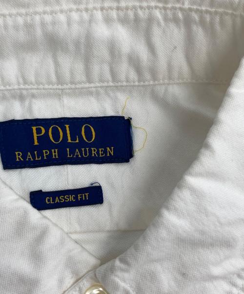 POLO RALPH LAUREN（ポロ・ラルフローレン）POLO RALPH LAUREN (ポロ・ラルフローレン) ボタンダウンシャツ ホワイト サイズ:ｻｲｽﾞ表記無の古着・服飾アイテム