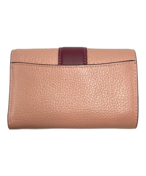 COACH（コーチ）COACH (コーチ) ミディアム グレース ウォレット ピンクの古着・服飾アイテム