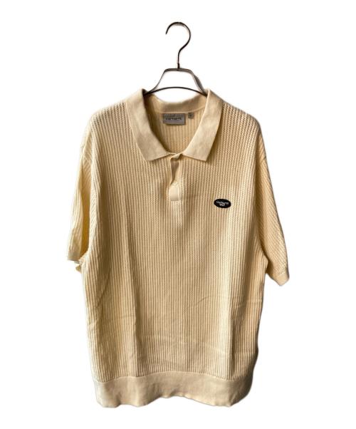 Carhartt WIP（カーハート ワーク イン プログレス）CARHARTT WIP (カーハート ワーク イン プログレス) ポロシャツ ベージュ サイズ:Ｍの古着・服飾アイテム