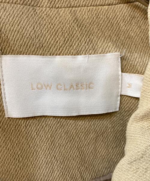 LOW CLASSIC（ロウクラシック）LOW CLASSIC (ロウクラシック) HALF POCKET JACKET ベージュ サイズ:Ｍの古着・服飾アイテム
