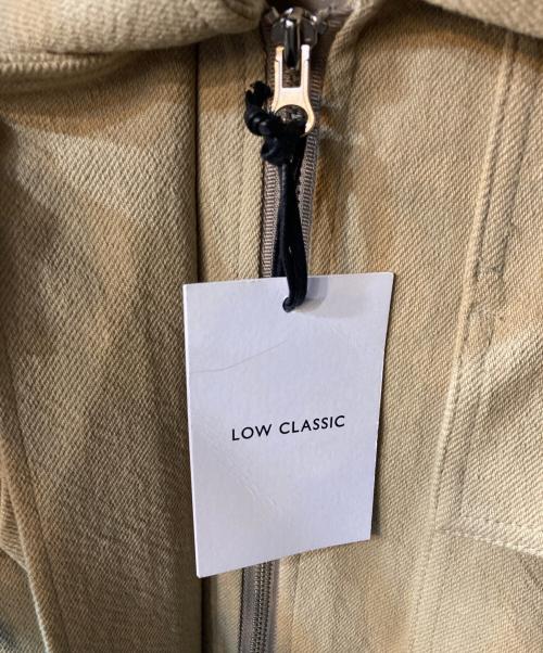 LOW CLASSIC（ロウクラシック）LOW CLASSIC (ロウクラシック) HALF POCKET JACKET ベージュ サイズ:Ｍの古着・服飾アイテム