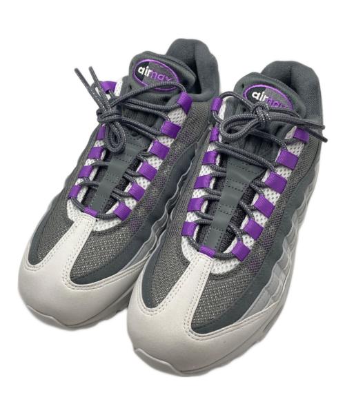 NIKE（ナイキ）NIKE (ナイキ) AIR MAX 95 Big Bubble パープル×グレー サイズ:27cm 未使用品の古着・服飾アイテム