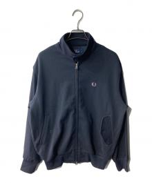 FRED PERRY（フレッドペリー）の古着「Jersey Harrington Jacket」｜ネイビー
