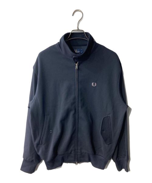 FRED PERRY（フレッドペリー）FRED PERRY (フレッドペリー) Jersey Harrington Jacket ネイビー サイズ:Sの古着・服飾アイテム