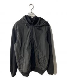 BOSS×PORSCHE（ボス×ポルシェ）の古着「ニット切替ジャケット」｜ブラック