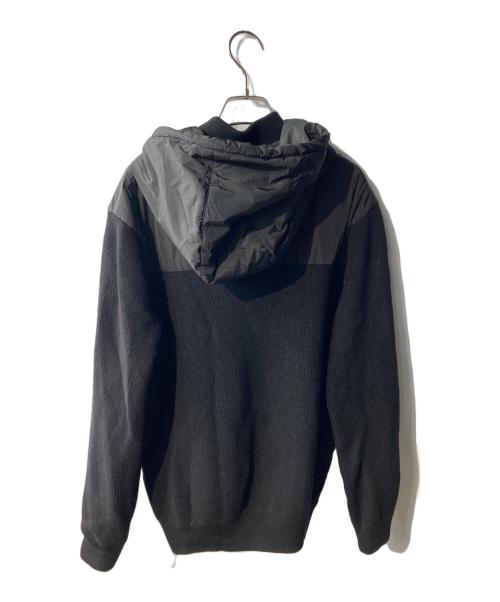 BOSS（ボス）BOSS (ボス) PORSCHE (ポルシェ) ニット切替ジャケット ブラック サイズ:Lの古着・服飾アイテム