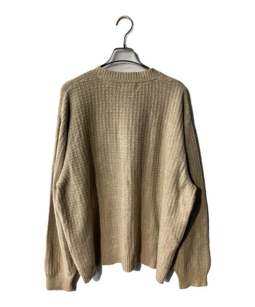 WOOLRICH（ウールリッチ）WOOLRICH (ウールリッチ) ヘンリーネックニット ベージュ サイズ:XLの古着・服飾アイテム