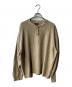 WOOLRICH（ウールリッチ）の古着「ヘンリーネックニット」｜ベージュ