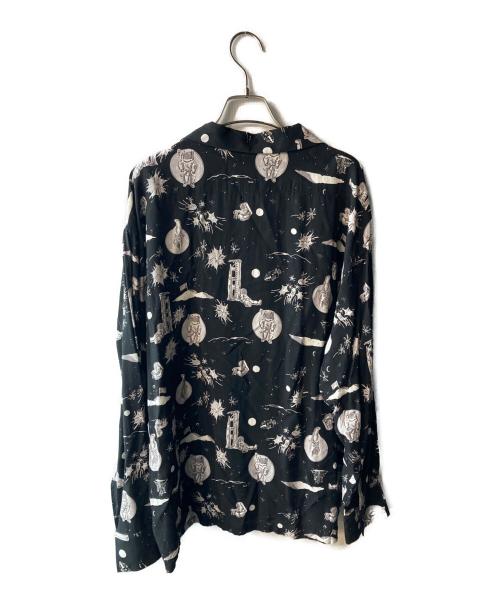 DAN（ダン）DAN (ダン) Space Aloha Long Shirt ブラック サイズ:Lの古着・服飾アイテム