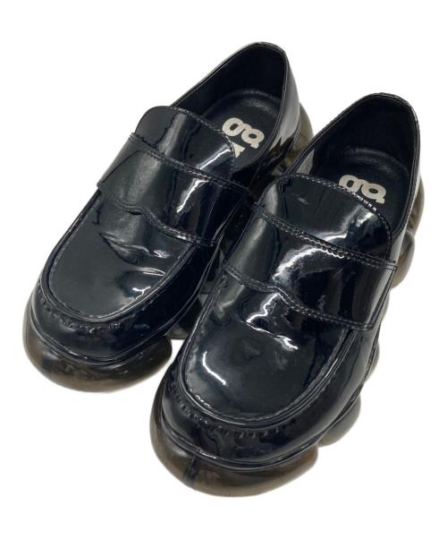 grounds（グラウンズ）grounds (グラウンズ) Jewelry loafer ブラック サイズ:25㎝の古着・服飾アイテム