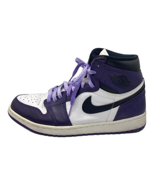 NIKE（ナイキ）NIKE (ナイキ) AIR JORDAN 1 RETRO HIGH OG パープル サイズ:27.5cmの古着・服飾アイテム