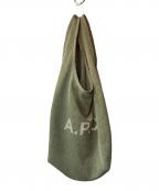 A.P.C.アーペーセー）の古着「メッシュトートバッグ」｜カーキ