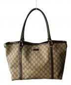 GUCCIグッチ）の古着「GGスプリームトートバッグ」｜ブラウン