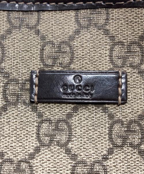 GUCCI（グッチ）GUCCI (グッチ) GGスプリームトートバッグ ブラウンの古着・服飾アイテム