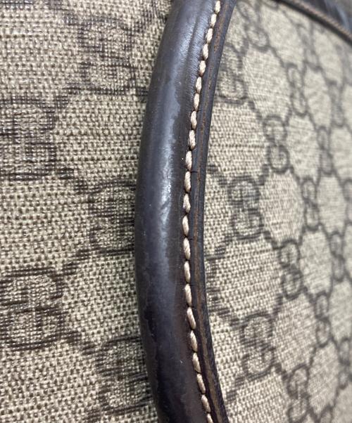 GUCCI（グッチ）GUCCI (グッチ) GGスプリームトートバッグ ブラウンの古着・服飾アイテム