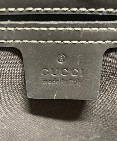 GUCCI（グッチ）GUCCI (グッチ) GGスプリームトートバッグ ブラウンの古着・服飾アイテム