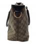 中古・古着 GUCCI (グッチ) GGスプリームトートバッグ ブラウン：18000円
