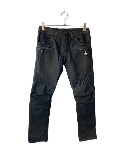 BALMAIN（バルマン）BALMAIN (バルマン) バイカーデニム ブラック サイズ:W28の古着・服飾アイテム